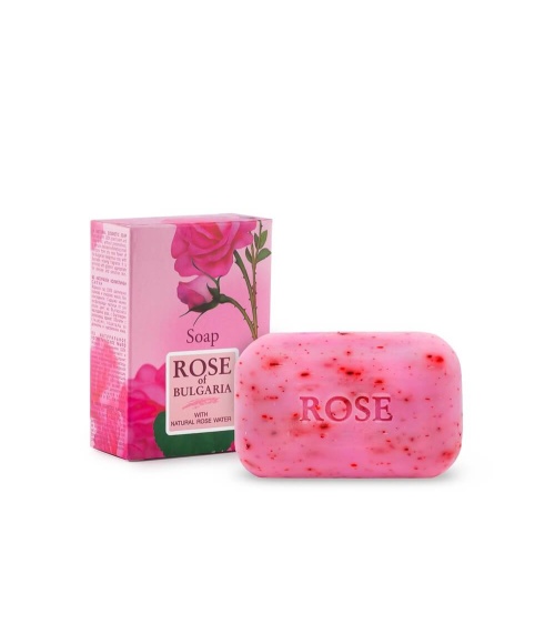 Natural Cosmetic Soap with Natural Rose Water