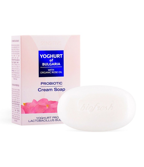 Probiotic Cream Soap Yoghurt Of Bulgaria With Organic Rose Oil 100 G