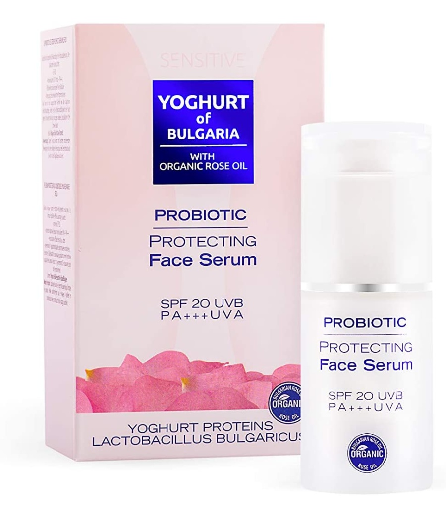 Probiotic Protecting Face Serum Spf 20 Yoghurt Of Bulgaria With Organic Rose Oil 35ml