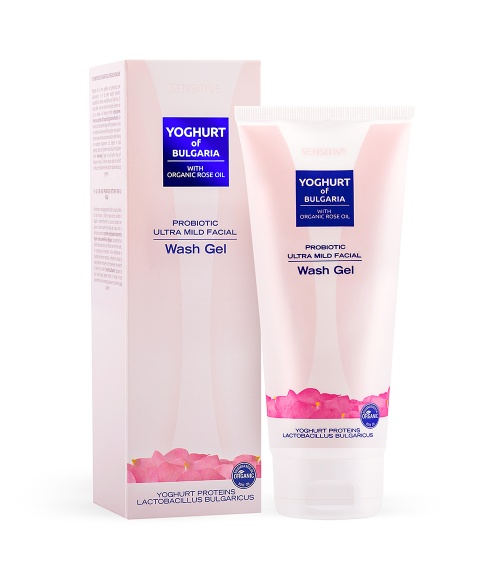 Probiotic Ultra Mild Facial Wash Gel Yoghurt Of Bulgaria With Organic Rose Oil 200ml