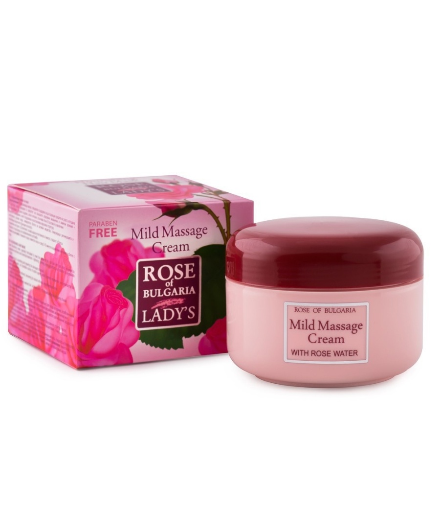 Mild Massage Cream with Natural Rose Water